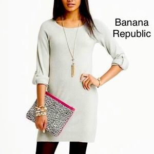 Heather grey cashmere dress